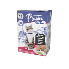 Plaisir chef gato paté de salmón con espinaca y crema 190 grs
