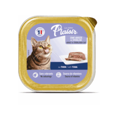 Plaisir paté gato adulto atún 100 grs