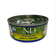 N&D Cat Prime Adulto Jabali Y Manzana 70gr