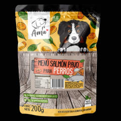 Alimento Ama Pouch salmon/Pavo 200gr