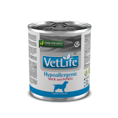 Vet Life Hipoalergenico Duck & Potato 300 grs