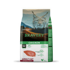 Bravery adulto esterilizado pollo