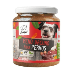 Alimento ama para perro Vacuno 400 grs