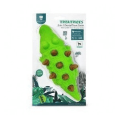 Pet treat 2 en 1 dental cocodrilo