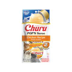Churu pop´n serve pollo 35 grs/2 pzas