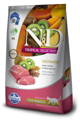 N&D Tropical gato adulto castrado sabor cerdo 1,5kg