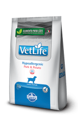 Vetlife perro hipoalergenico cerdo y papas