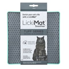 Lickimat soother tuff turquesa para gatos