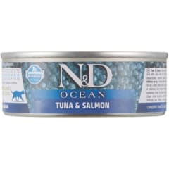 N&D Cat Ocean Adulto Atun y Salmon 70gr