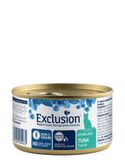 Exclusion monoprotein gato esterilizado atún 85 grs.