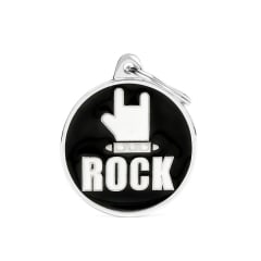 Placa My family Charms Rock