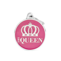 Placa My family Charms The Queen