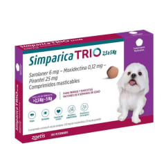 simparica Trio 2,5-5kg 1 comprimido
