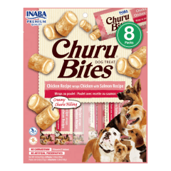 Churu bites Pollo con salmon para perros 8 unidades
