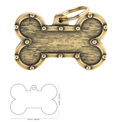 Placa My Family Hueso Grande Bronx