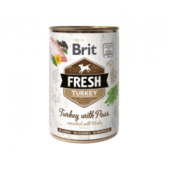 Brit fresh turkey with peas