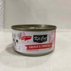 Kit cat Deboned Chicken & Crabstick 80 gr
