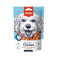 Wanpy Chicken Jerky & Carrot Sticks 100 gr
