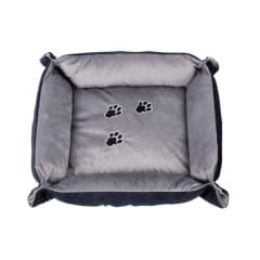 Pawise cama con patitas azul/gris