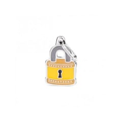 Placa My family Charms Padlock