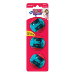 Kong Squeezz Action Ball Red M x3 unidades
