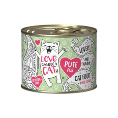 Love is Where a cat is Pavo 200 gr
