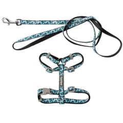 Fuzzyard Set arnes gato Wild one aqua
