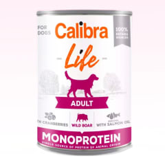 Calibra Dog Lata life Adulto Jabali y Cranberries 400 gr
