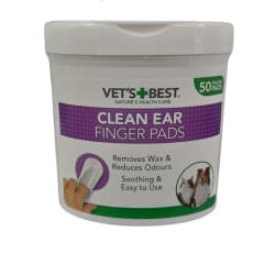 Vets Best Clean ear Toallitas de limpieza de oidos 50 unidades