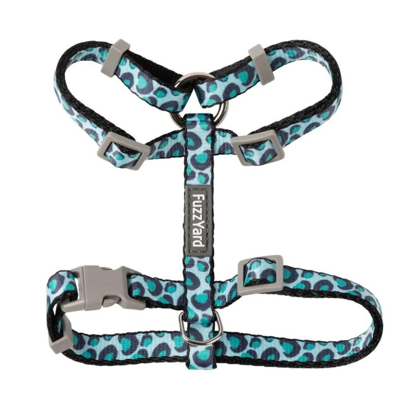 Fuzzyard Set arnes gato Wild one aqua | nissimascotas.cl
