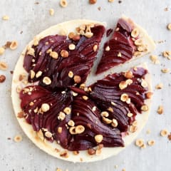 Cheesecake de peras al vino
