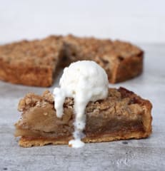 Pie de manzana y canela