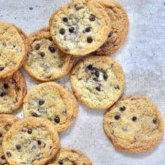 Galletas de vainilla y chips de chocolate