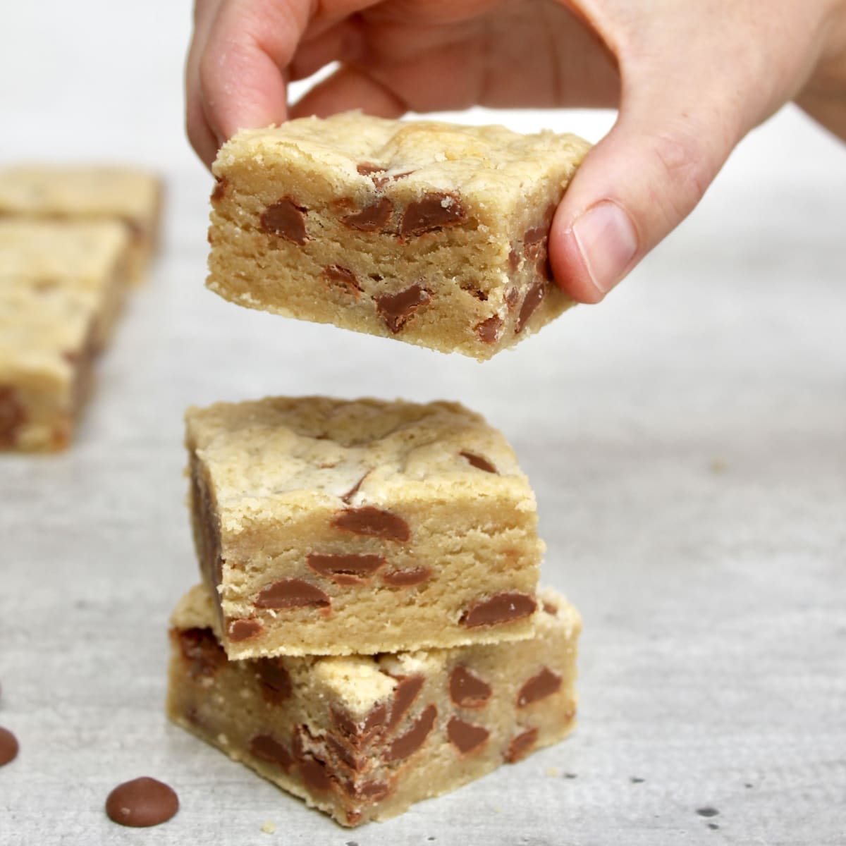 Blondie de vainilla y chips de chocolate1