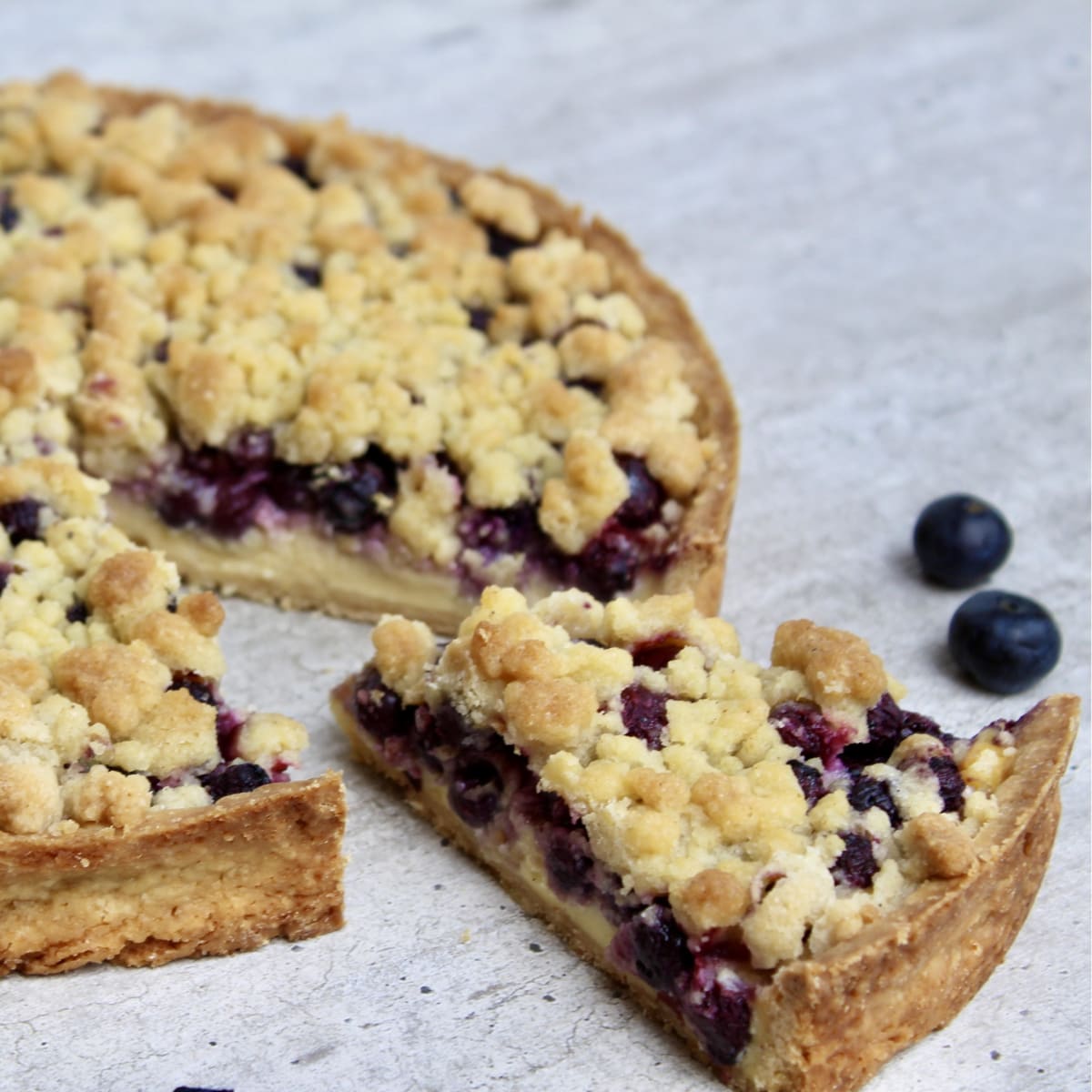 Crumble de arándanos1