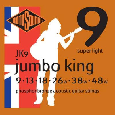 SET GUITARRA ELECTROACUSTICA ROTOSOUNDJK91