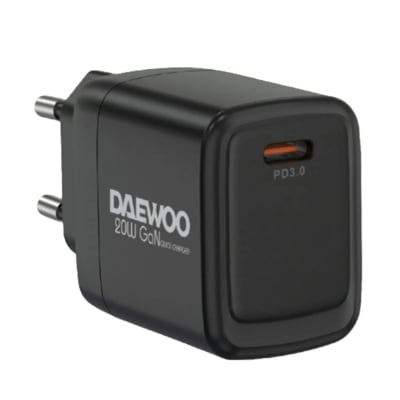 ADAPTADOR CARGADOR DE PARED DAEWOO USB-C DI-PD201-EU1