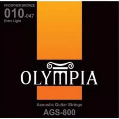 SET CUERDAS GUITARRA ELECTROACUSTICA OLYMPIA AGS8001