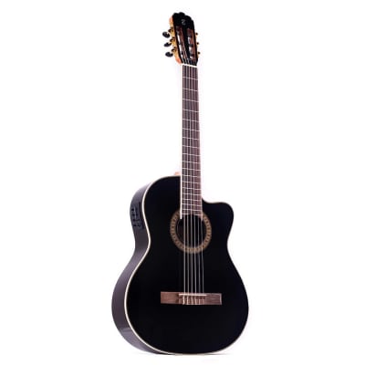 GUITARRA E/ACUSTICA TAGIMA WALNUT NEGRA WS-12 EQ D/BK1