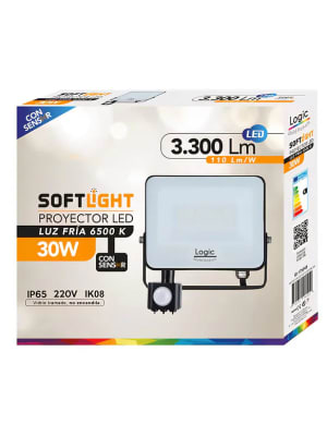 FOCO PROYECTOR CON SENSOR 30W LOGIC1