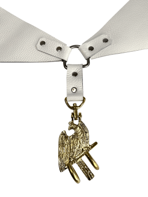 TERCIADO DE CUERO CON AGUILA PREMIUM J&M2