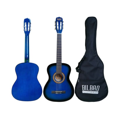 GUITARRA CLASICA 34´´ BILBAO AZUL PARA NIÑOS1
