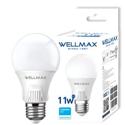 AMPOLLETA BALLET A60 WELLMAX 11W E-27 LUZ FRIA1
