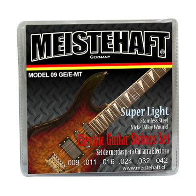 SET CUERDAS GUITARRA ELECTRICA MEISTEHAFT 09GE/E-MT1