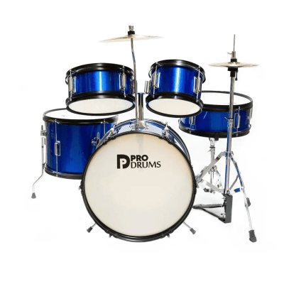 BATERIA JUNIOR KIT 5 PZS PRD03-BL BLUE  PRO DRUMS1