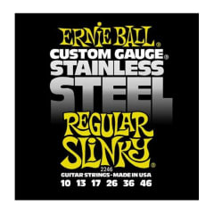 SET CUERDAS GUITARRA ELECTRICA POWER SLINKY 10-46 ERNIE BALL 2246