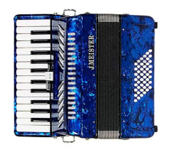 ACORDEON J. MEISTER 48 BAJOS AZUL