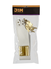 TERCIADO DE CUERO CON AGUILA Y PORTA BAQUETAS C/B