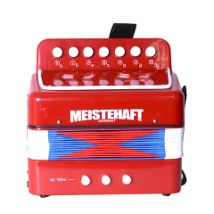 ACORDEON NIÑO 3 BAJOS ROJA MT-2018 MEISTEHAFT