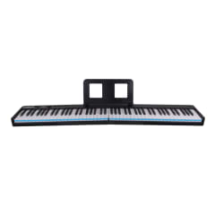 PIANO DIGITAL 88 NOTAS PORTATIL NEGRO C/FUNDA